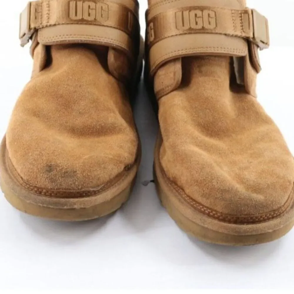 Ugg Mens Neumel Boot Snapback Chestnut Size 14 Leather Shearling Lined